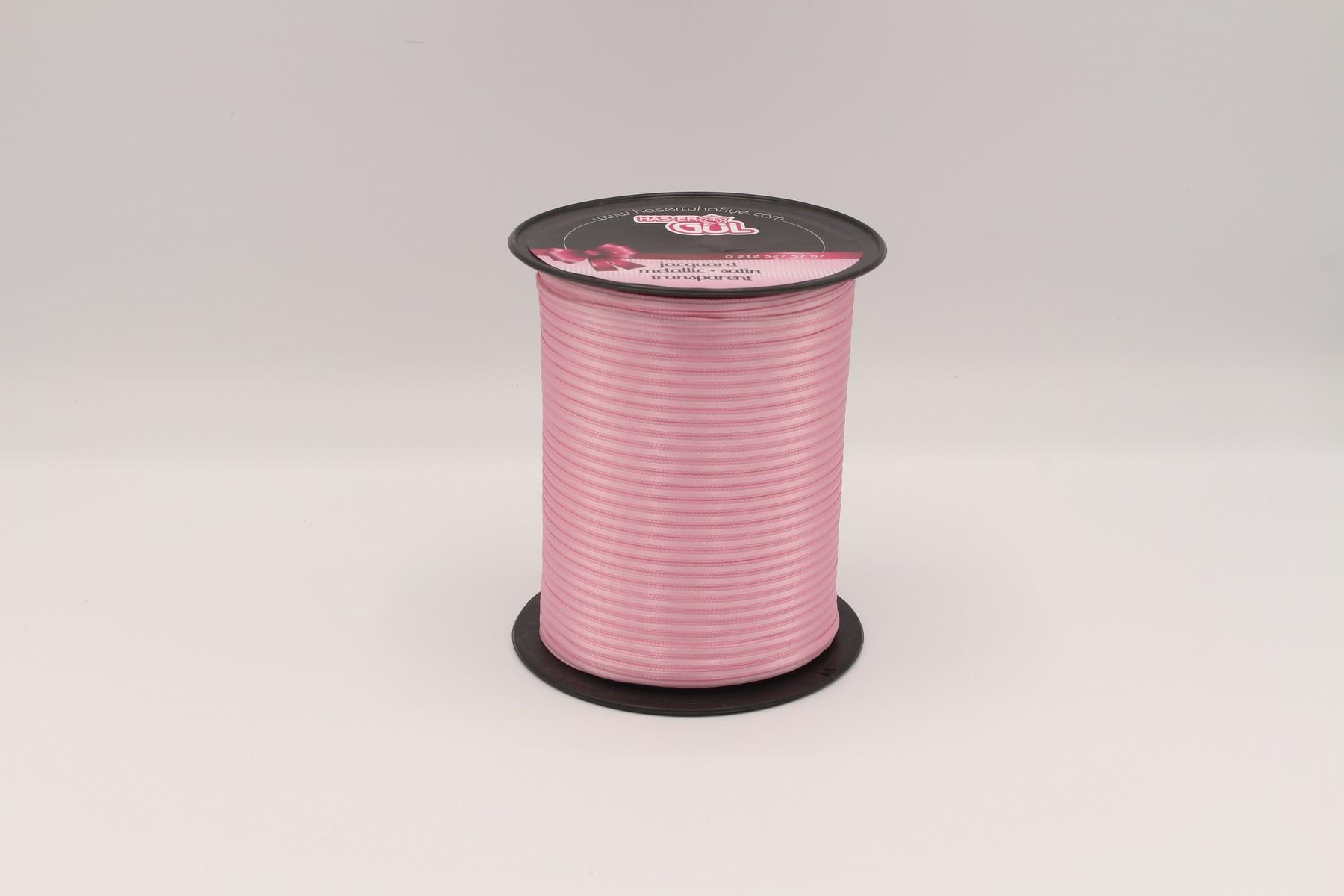 Gül Saten Kurdele Pembe