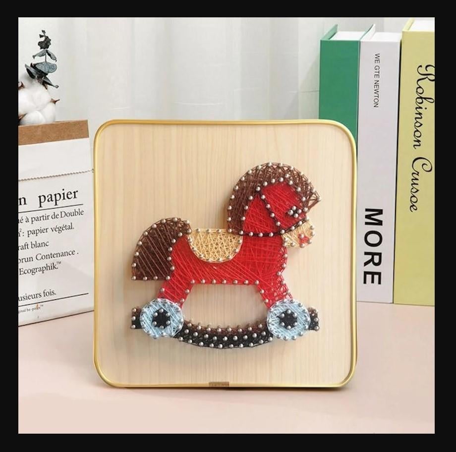 Kendin Yap At Tatterevalliİp Sanat Seti 20*20 cm