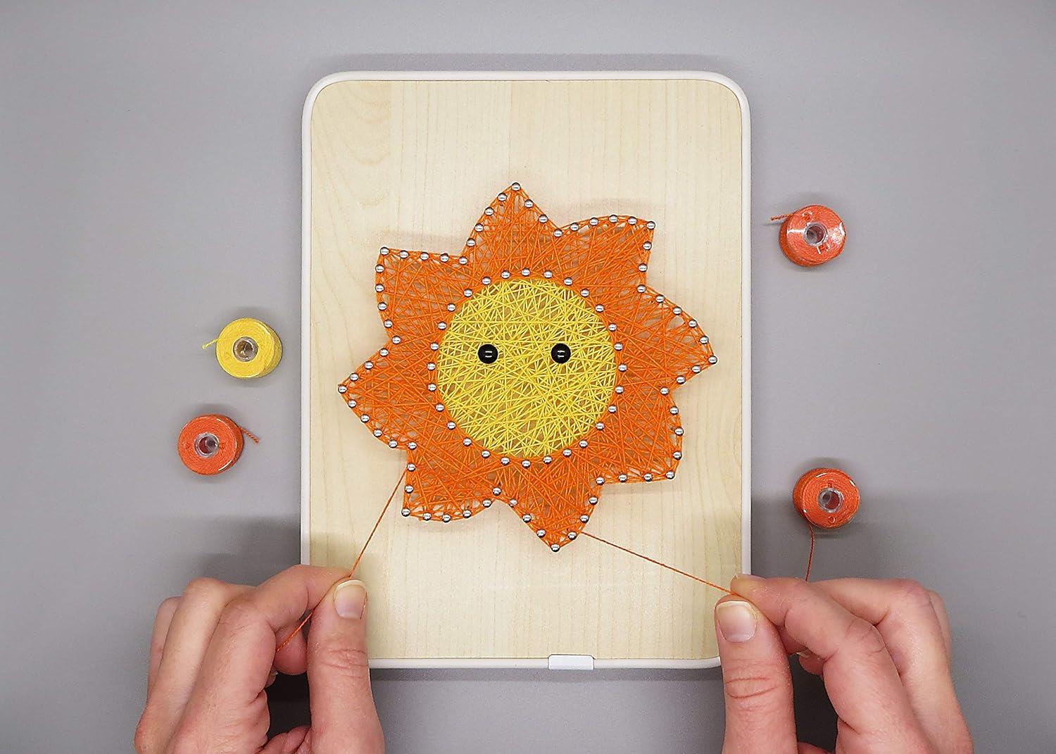 Kendin Yap İp Sanat Seti Güneş 15*20 cm