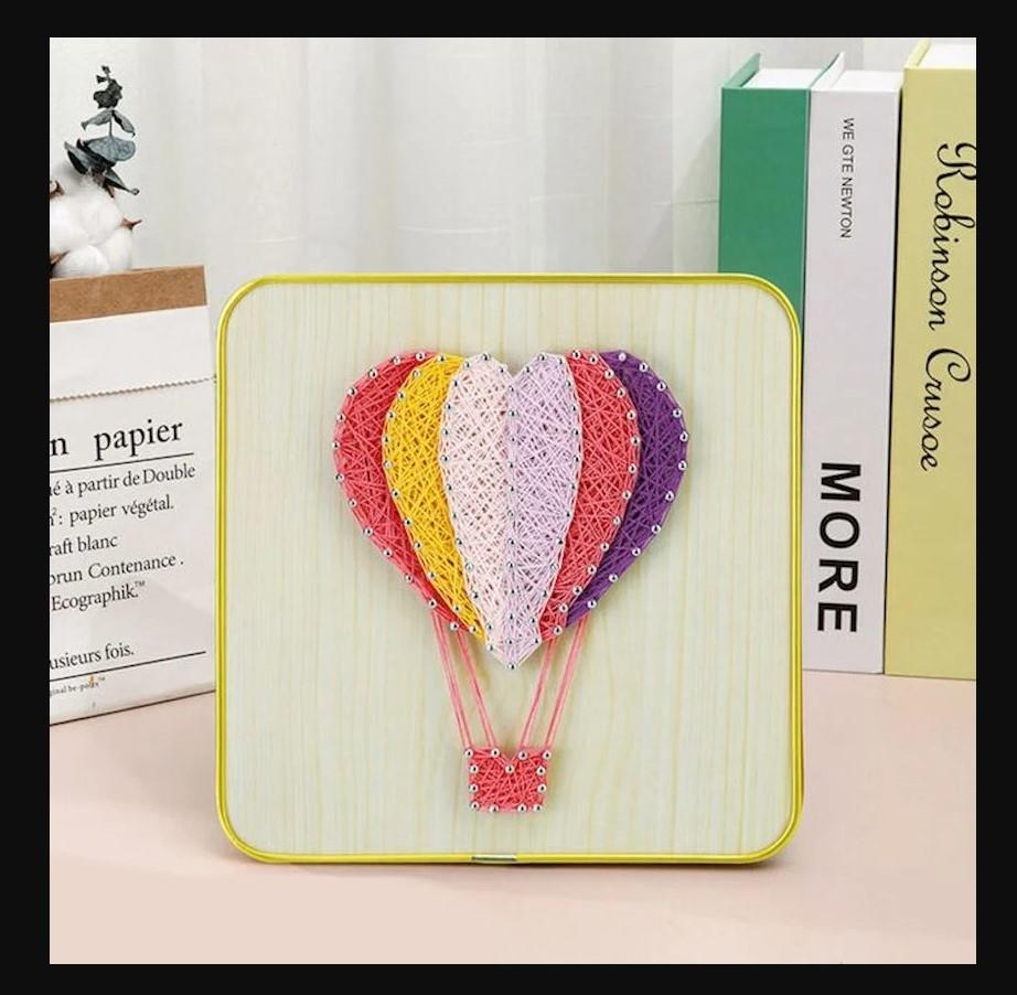 Kendin Yap Paraşüt İp Sanat Seti 20*20 cm