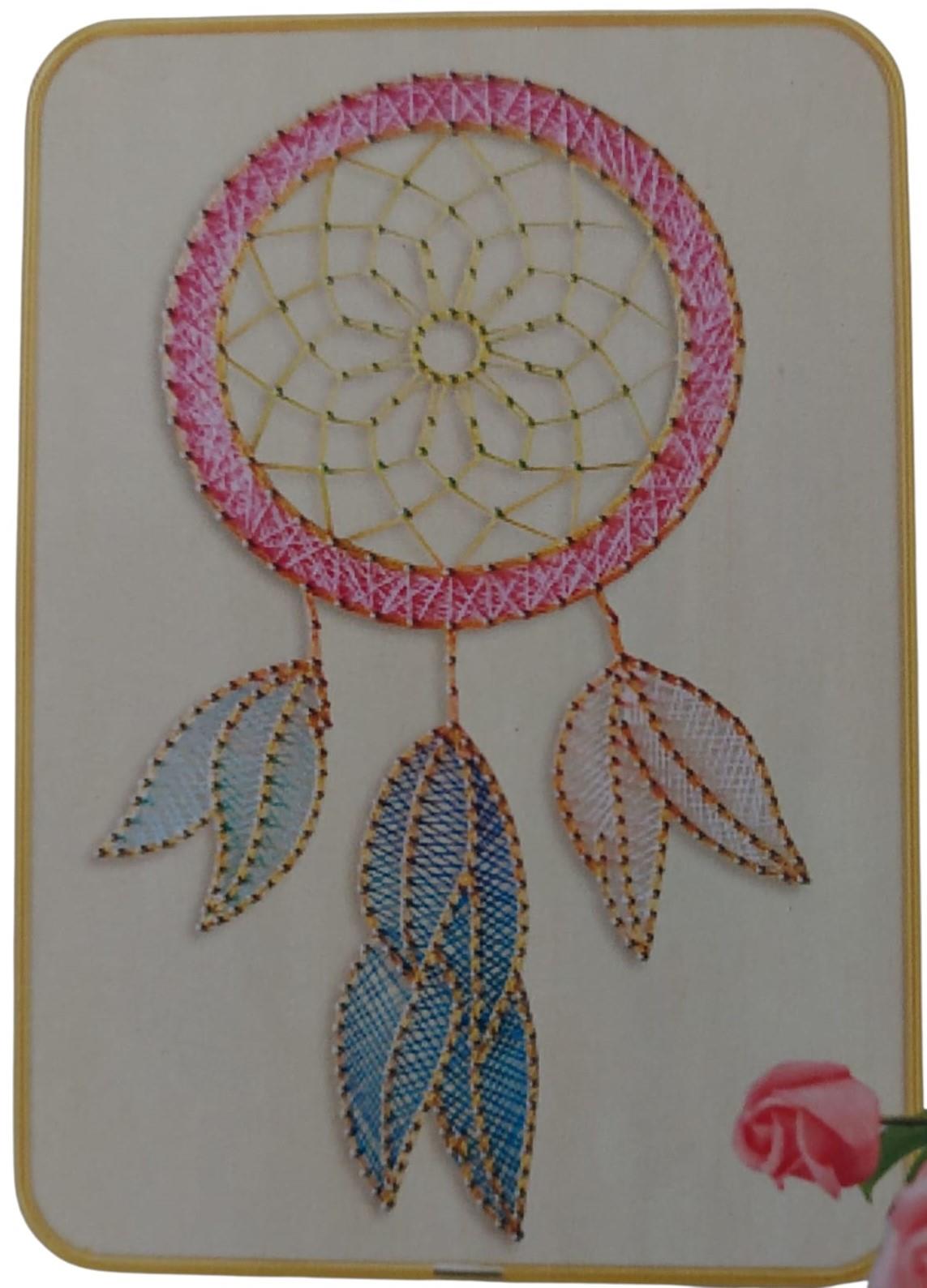 Kendin Yap Rüya Kapanı İp Sanat Seti 21*30 cm