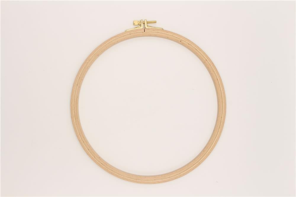 Nurge Ahşap Vidalı Nakış Kasnak No:5 - 8 mm Açık Kahverengi