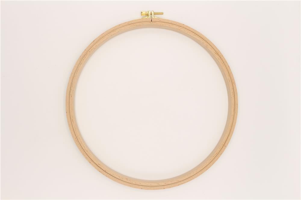 Nurge Ahşap Vidalı Nakış Kasnak No:6 - 16 mm Açık Kahverengi