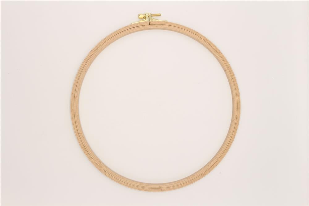 Nurge Ahşap Vidalı Nakış Kasnak No:6 - 8 mm Açık Kahverengi