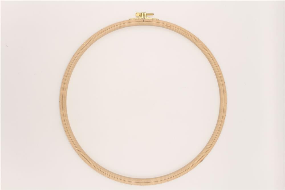 Nurge Ahşap Vidalı Nakış Kasnak No:7 - 8 mm Açık Kahverengi
