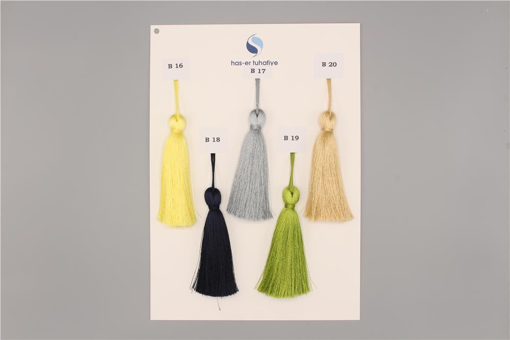 Polyester Püskül - 12 cm Lacivert