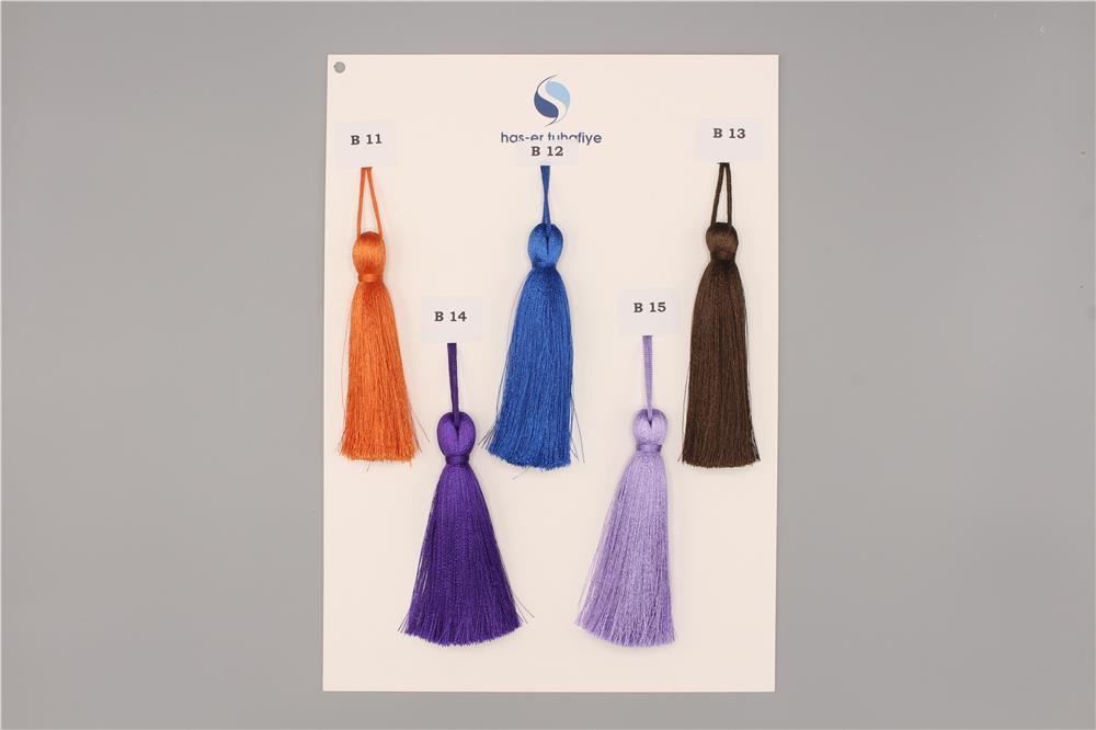 Polyester Püskül - 12 cm Turuncu