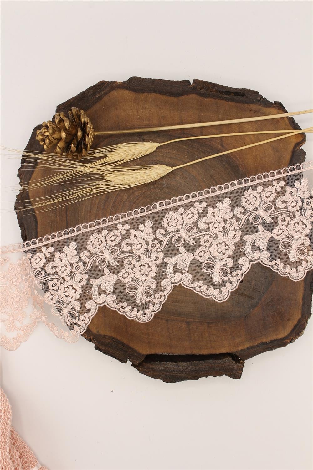 Tül Güpür 70118 - 9 Mt Pudra