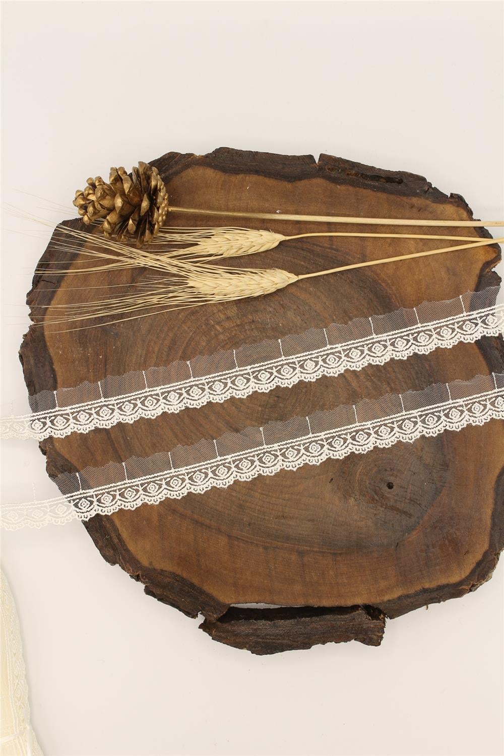 Tül Güpür 85015 - 9 Mt Krem