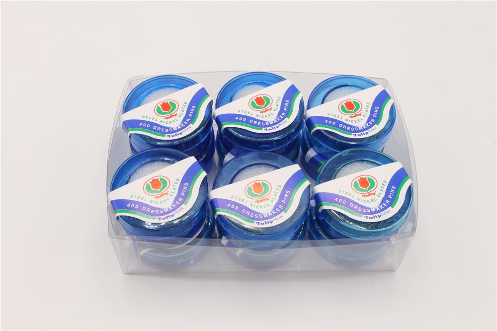 Tulip Çelik Toplu İğne - 400'Lü Mavi