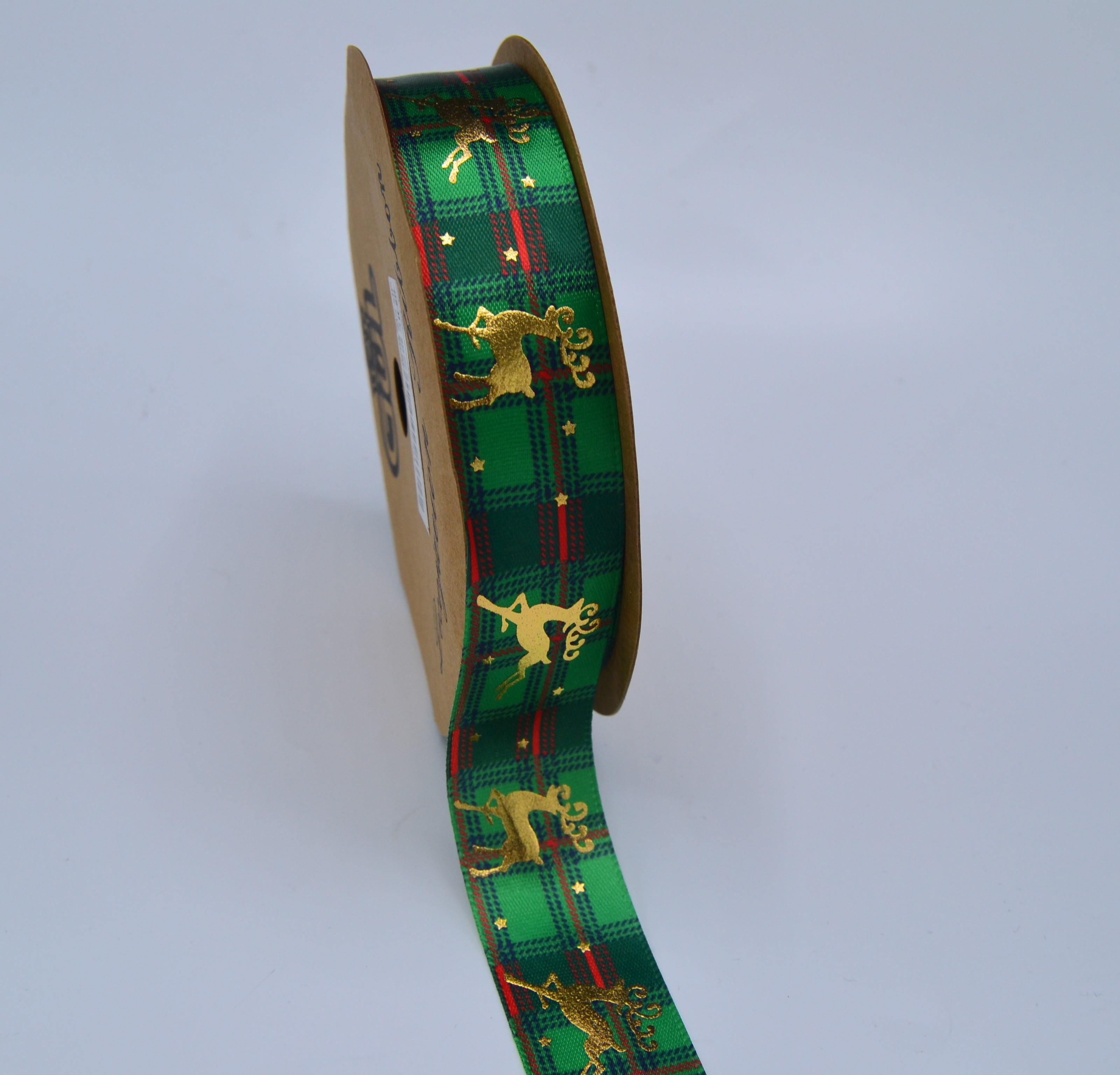 Yılbaşı Baskılı Kurdele 2.5 Cm