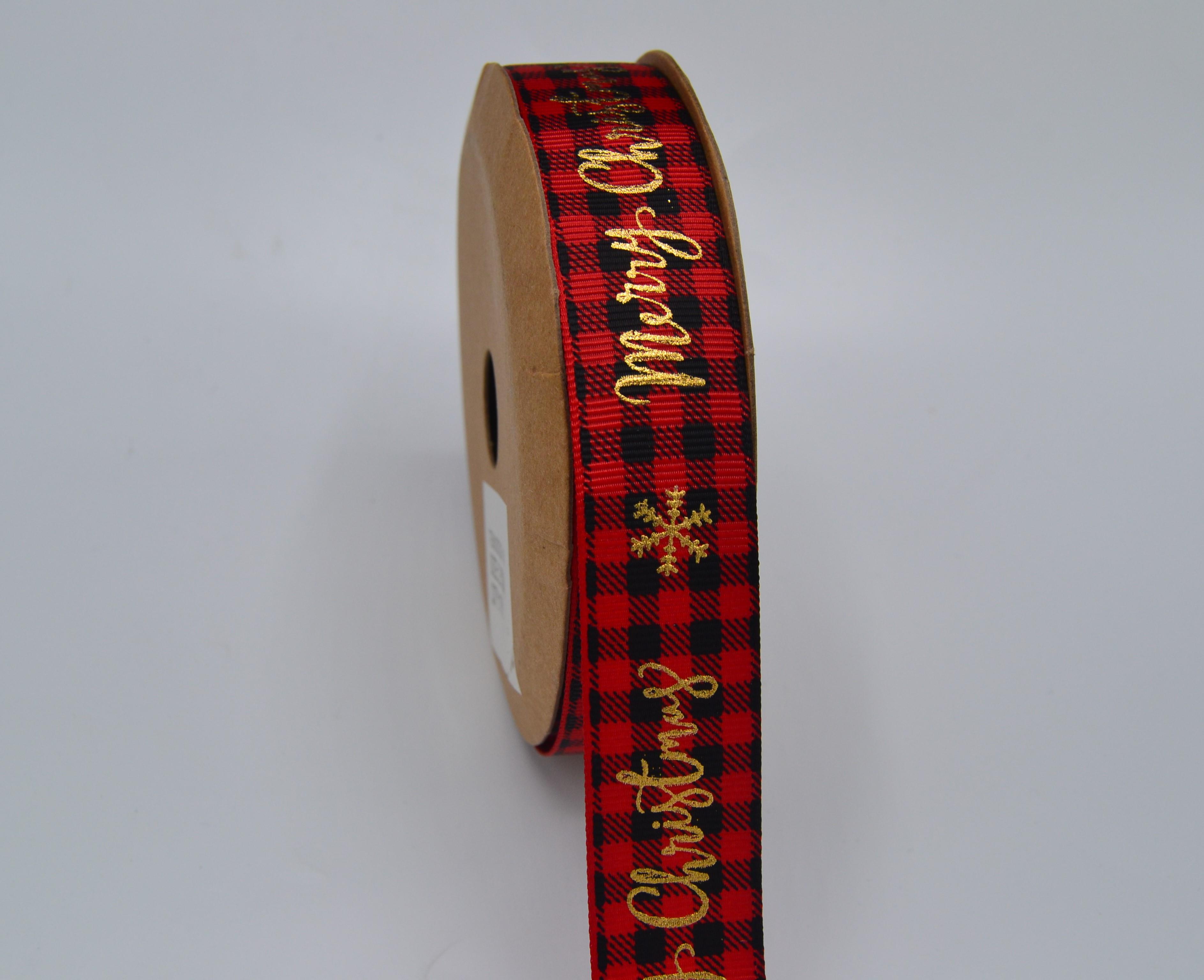 Yılbaşı Baskılı Kurdele 2.5 Cm