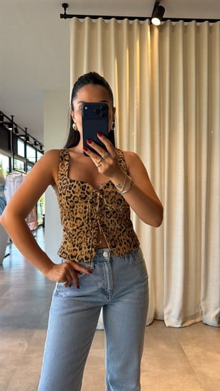 Leopar Diya Bluz