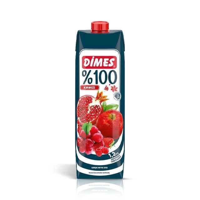 %100 Kırmızı Meyveler 1000ml