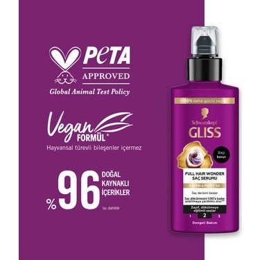 100 ml Saç Bakım Serumu Dökülmeye Eğilimli Saçlar için