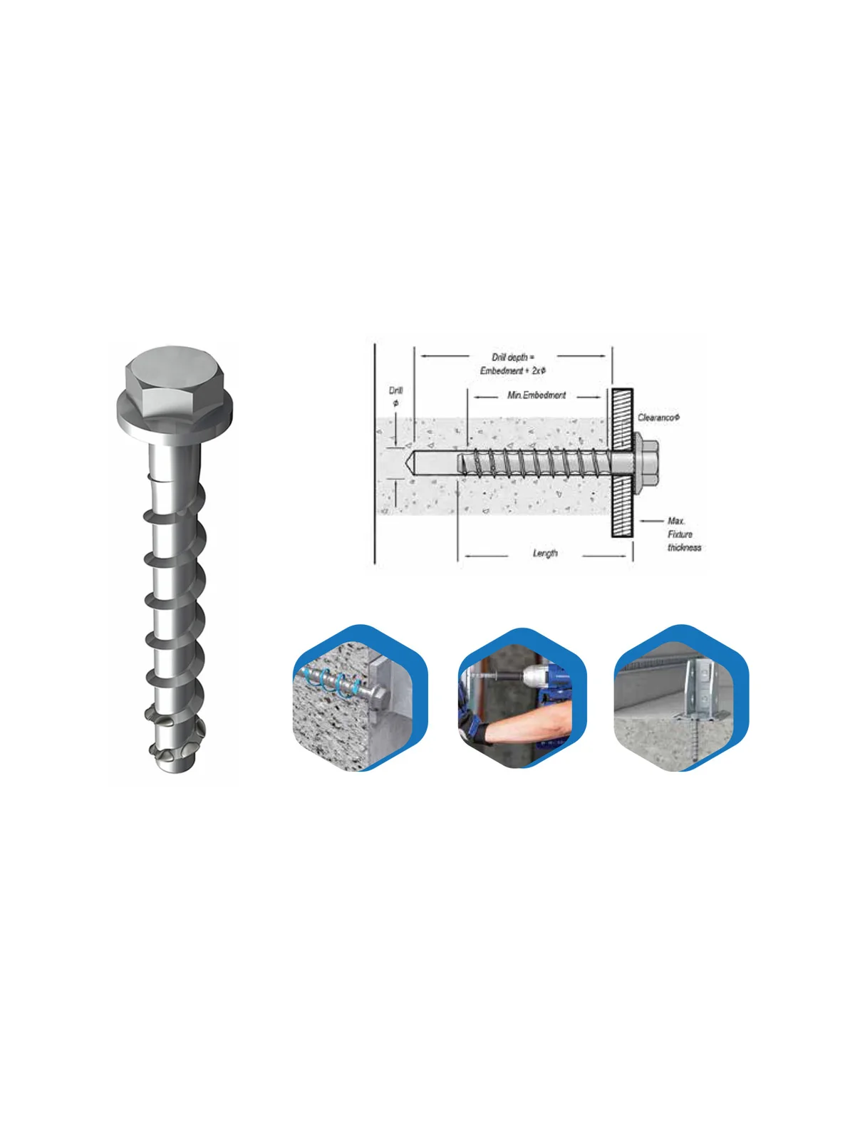 10x100 Beton Vidası