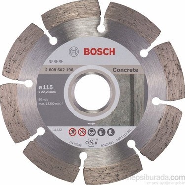 115 mm Elmas Testere Disk, Beton Zeminler İçin 10 mm Segment