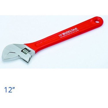12'' PVC kaplama kurbağacık anahtar, dayanıklı ve çok amaçlı