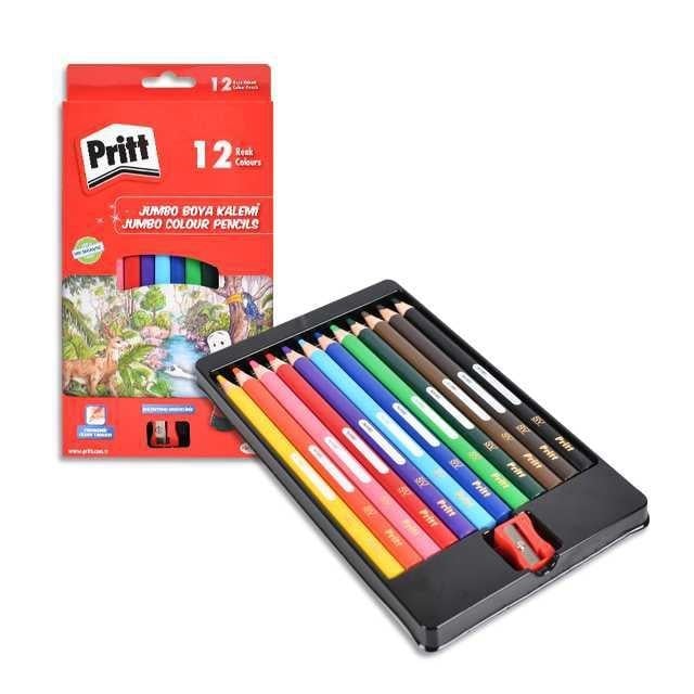 12 Renk   Kuru Boya