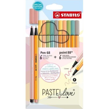 12 Renkli Pastel Kalem Seti, Yüksek Kalite ve Canlı