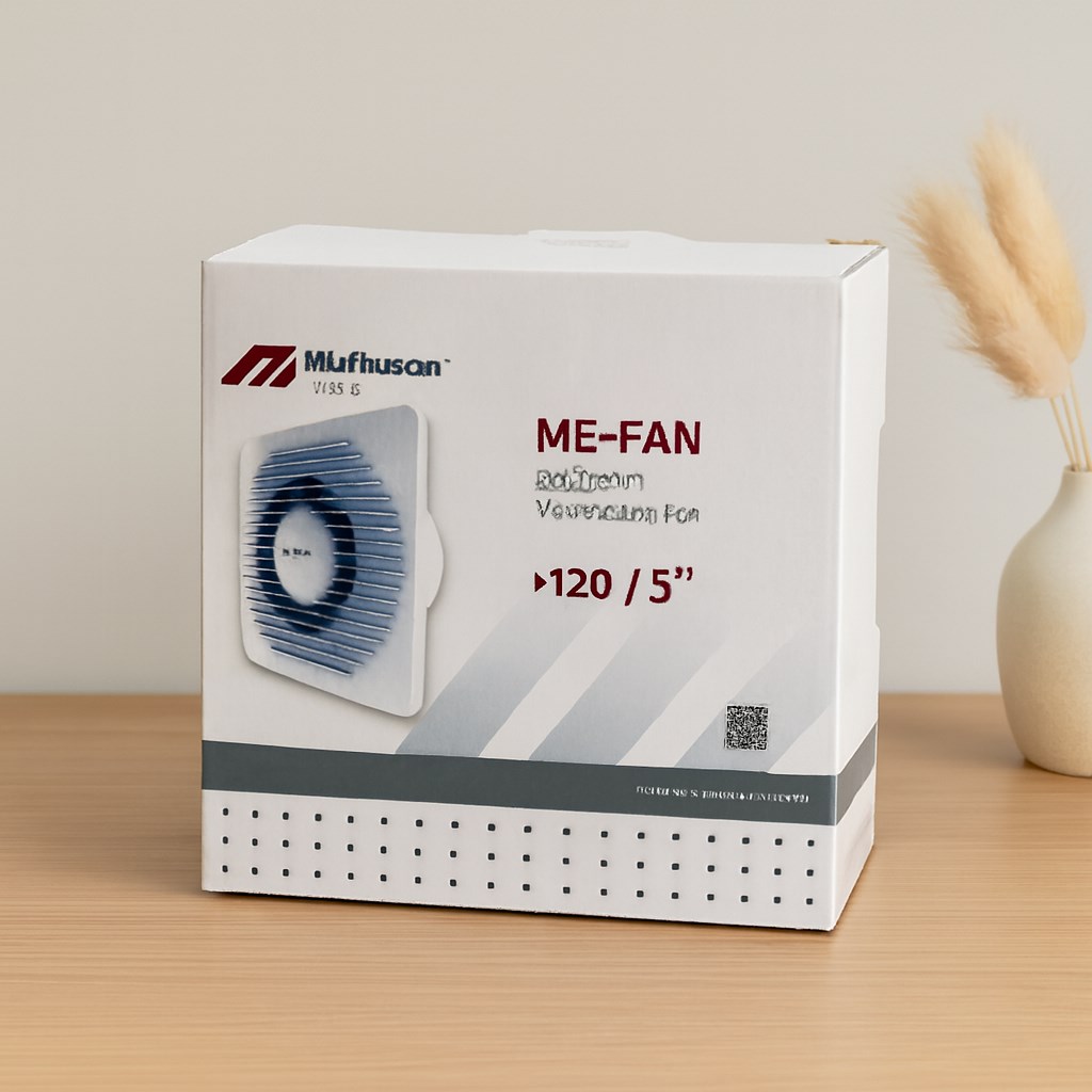 120 mm Banyo Tuvalet Havalandırma Aspiratörü 15W 120 m³/h