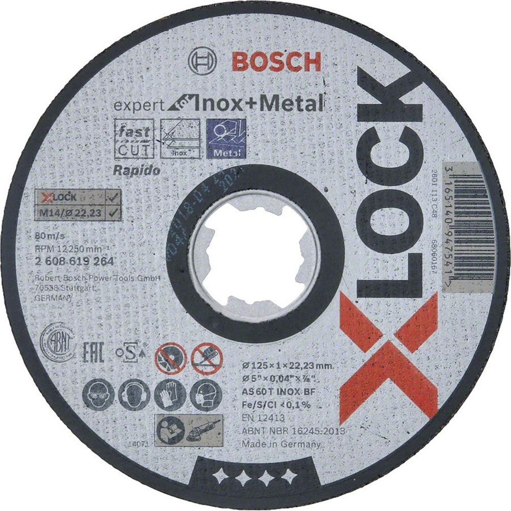 125*1 Expert Inox Metal Düz Kesici ile Yüksek Performans