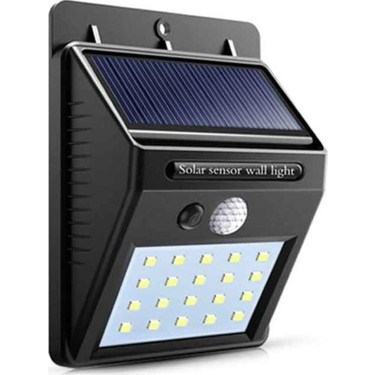 15W Sensörlü Solar Güneş Enerjili LED Aydınlatma