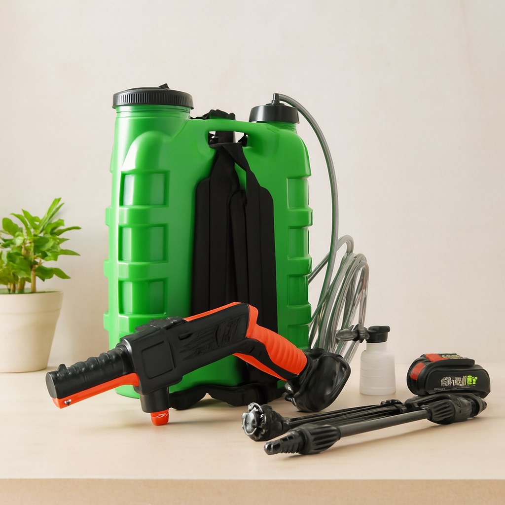16L Elektrikli Araç Yıkama Tabancası 4.8V