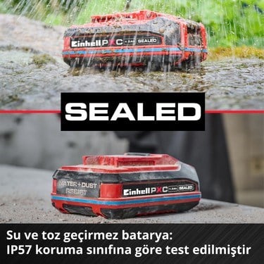 18 V Akü ile Su ve Toz Koruması ile Yüksek Güç