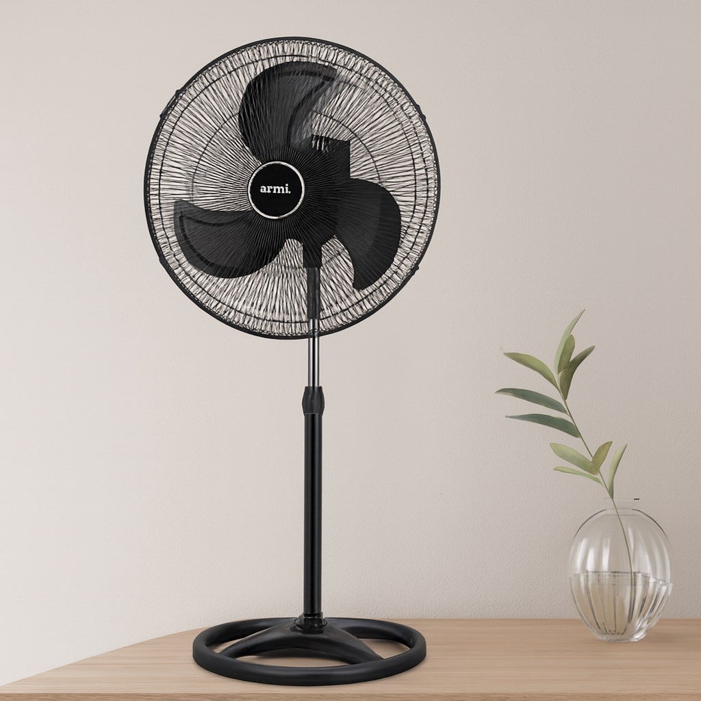 18 inç Sanayi Vantilatör 80W - 3 Metal Kanat, 3 Kademe