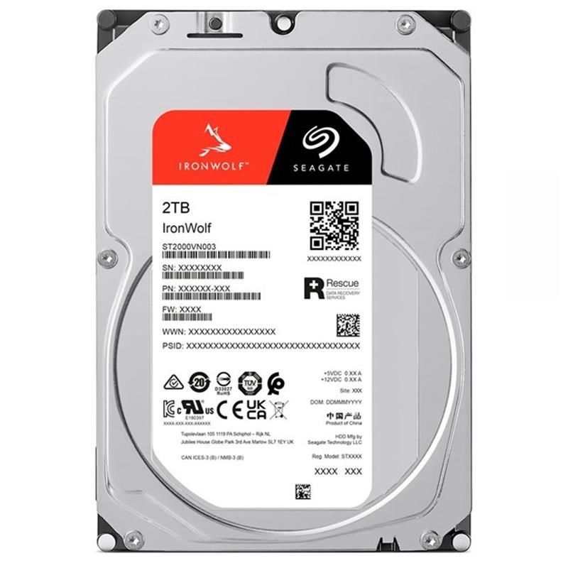 2 TB 3.5 IRONWOLF SATA3 5400RPM 256MB ST2000VN003 (3 YIL RESMI DIST GARANTILI)