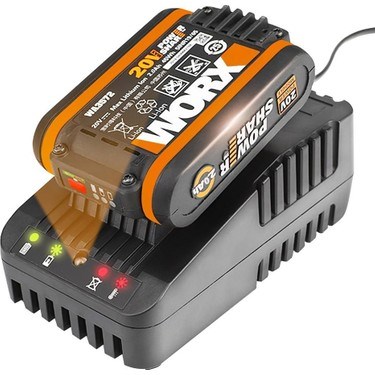 20Volt Li-Ion Akü ve Şarj Cihazı ile Hızlı Şarj Özellikli