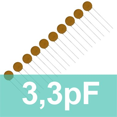 3.3pF Seramik Kondansatör - Mercimek Kapasitör