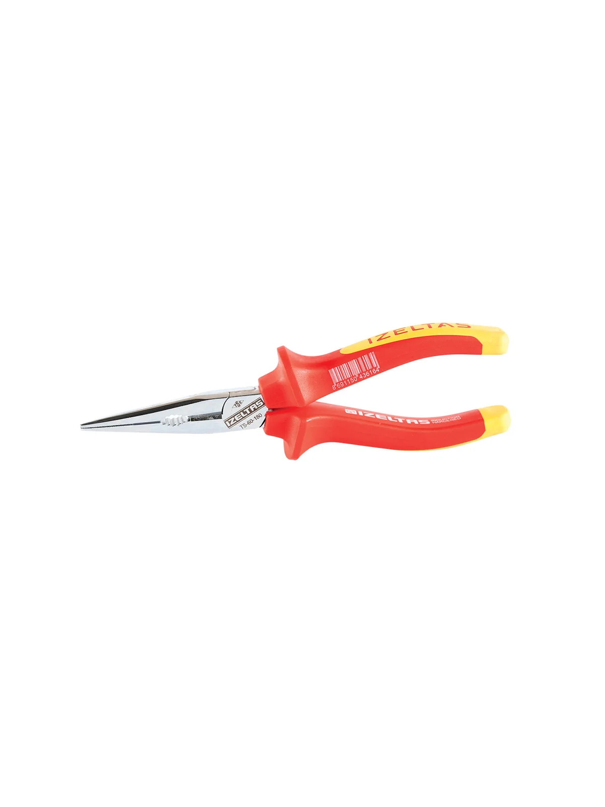 3220 İzoleli 1000V Elektrikçi Kargaburun Düz Uçlu 140 mm