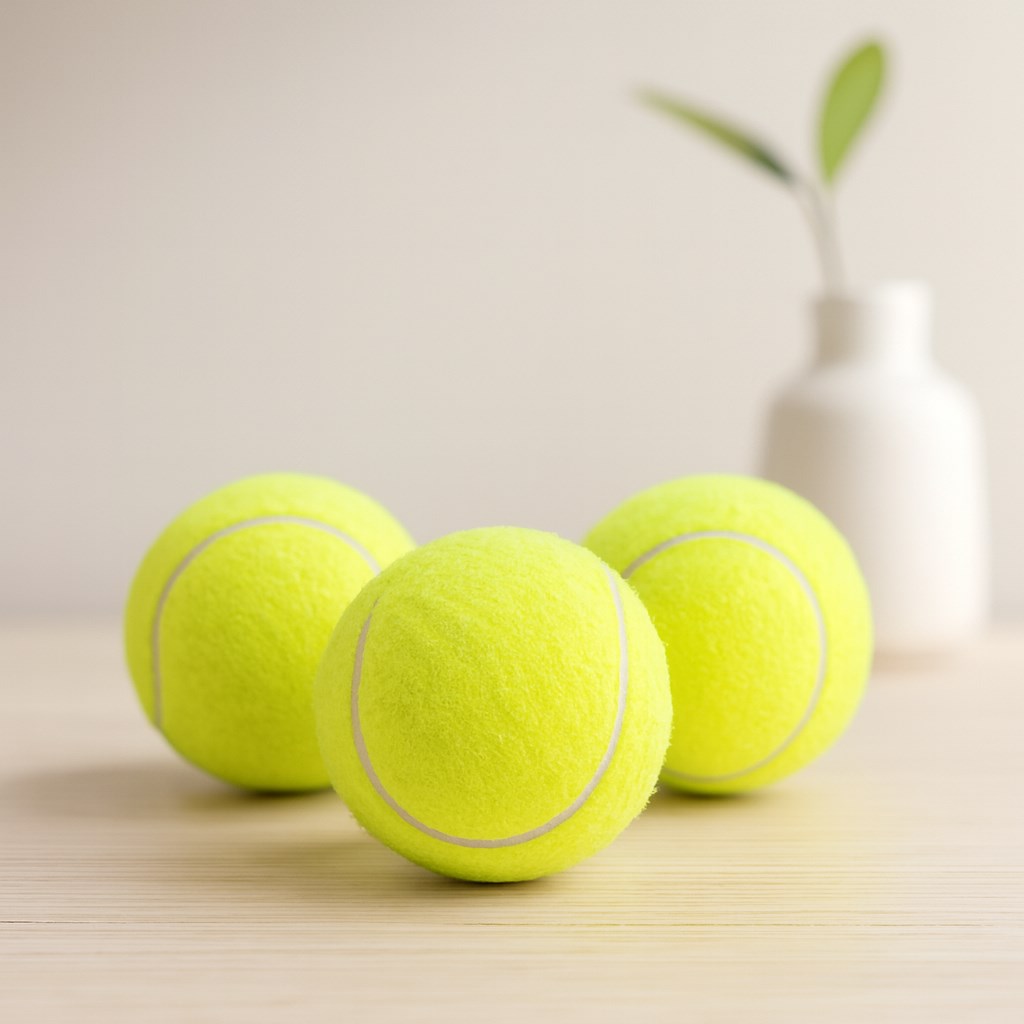 3lü Tenis Kort Topu - Poşetli Kartela Ambalaj