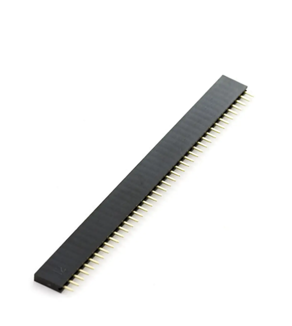 40 Pin Altın Kaplı Dişi Pin Header180 Derece