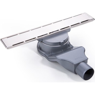 40 cm Uzunlu Plain İzgaralı Duş Kanalı ile Estetik Çözüm