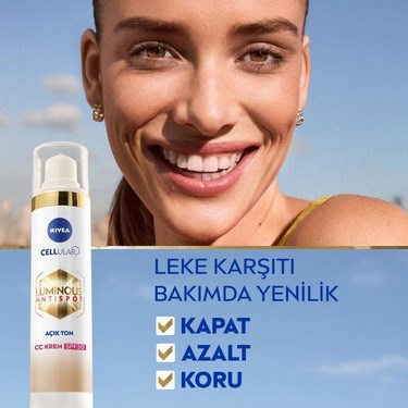 40 ml Koyu Leke Karşıtı CC Krem, Hyaluronik Asit İçeren