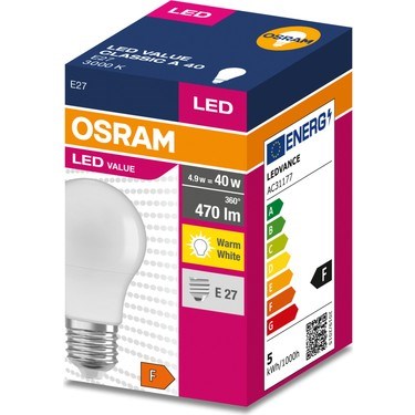 4,9 W Güçte Sarı Işık Yayan LED Lamba Enerji Tasarruflu