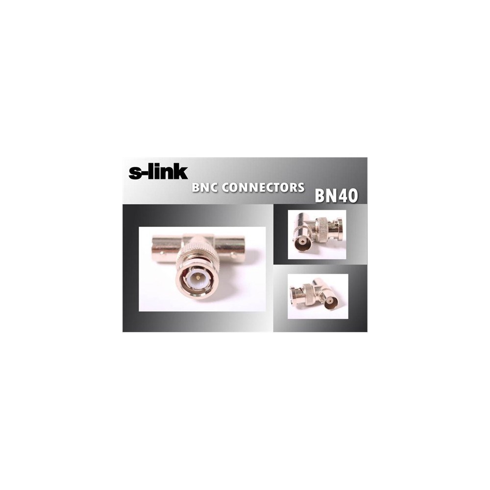 50 Li Paket BNC M to 2x BNC F T Dönüştürücü, Yüksek Kalite