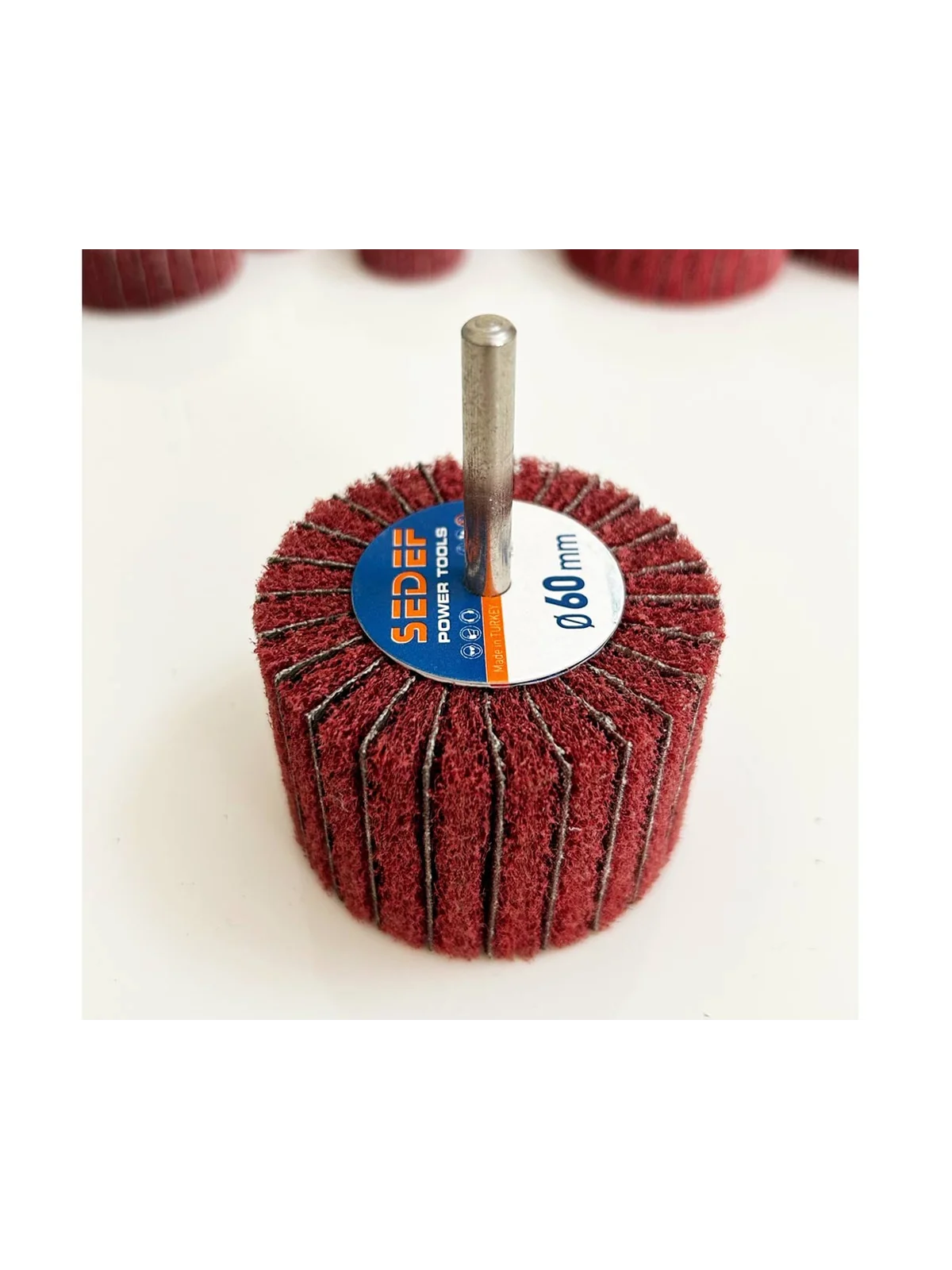 50X20mm, 2'x3/4'inches abrasive non woven combi mop wheel with 1/4 shank 10 pcs pack