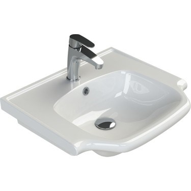 55 cm Etajerli Yeni Klasik Seramik Banyo Ürünü