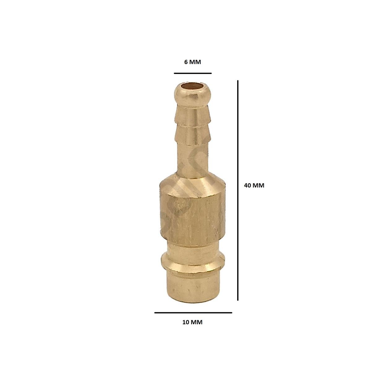 6 mm Çabuklaştırıcı Rakor Hortum Ucu Pirinç