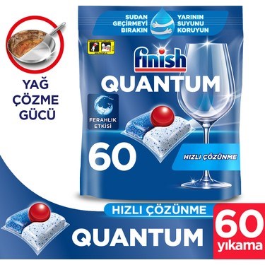 60 Kapsül Bulaşık Makinesi Deterjanı Hızlı Çözünme