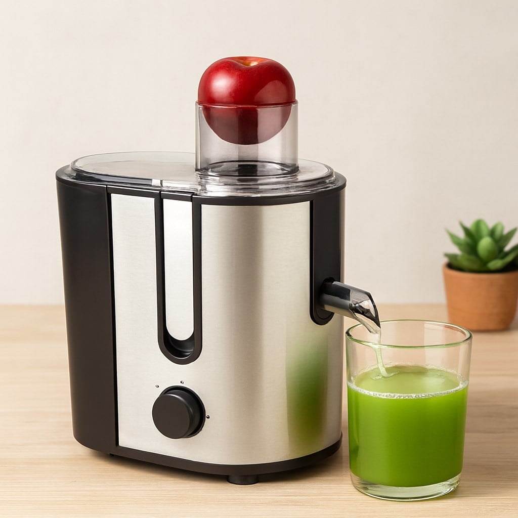 600W Katı Meyve Sıkacağı - 1250ml Posalı, 450ml Hazneli