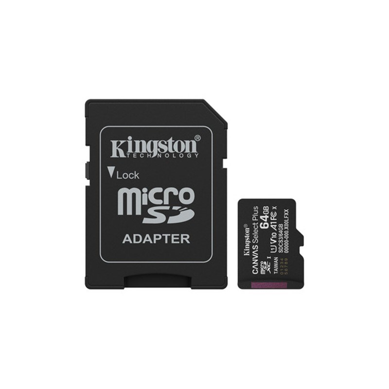 64 GB CANVAS SELECT PLUS MICRO SD CARD CL10 SDCS3/64GB