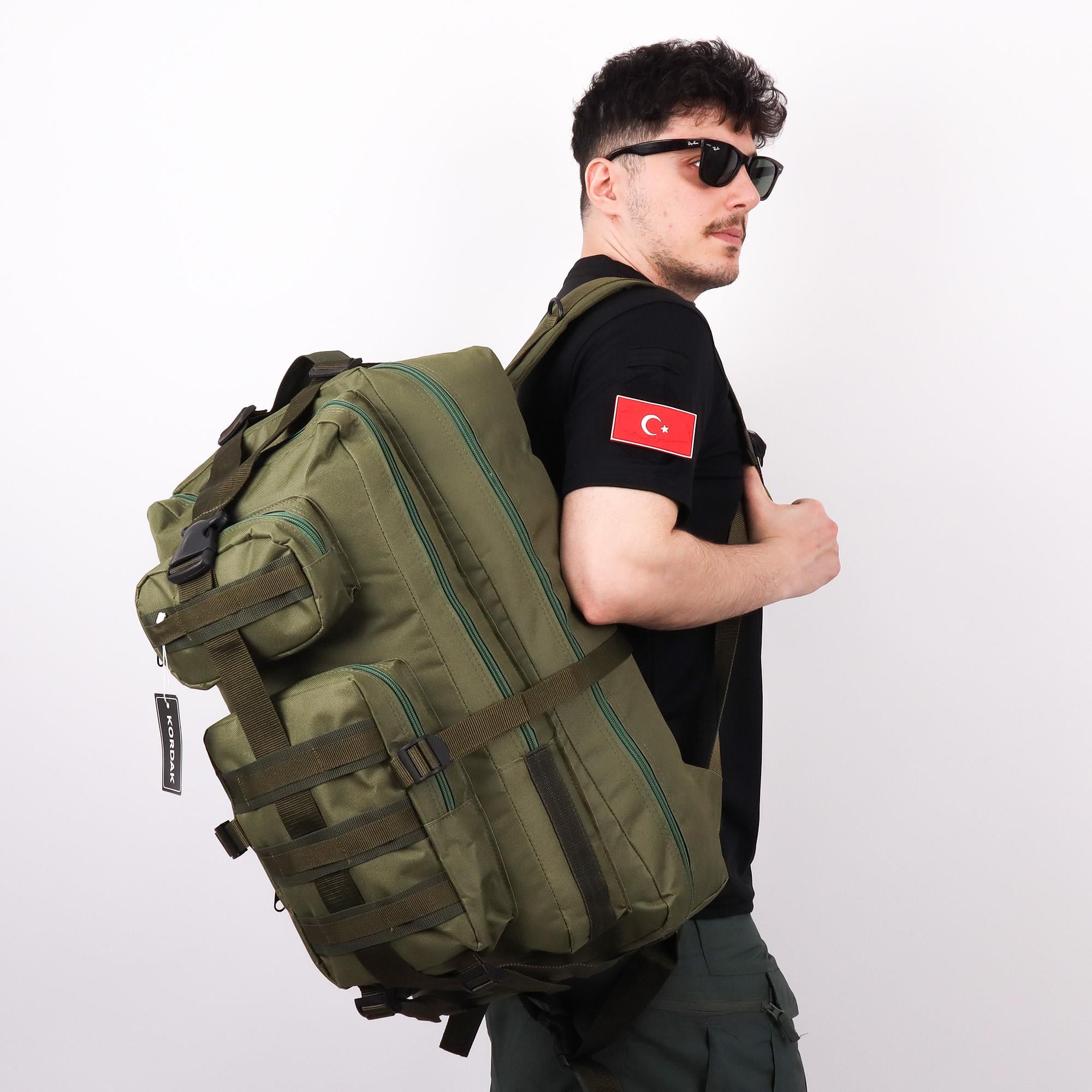 65 lt Haki Outdoor Sırt Çantası
