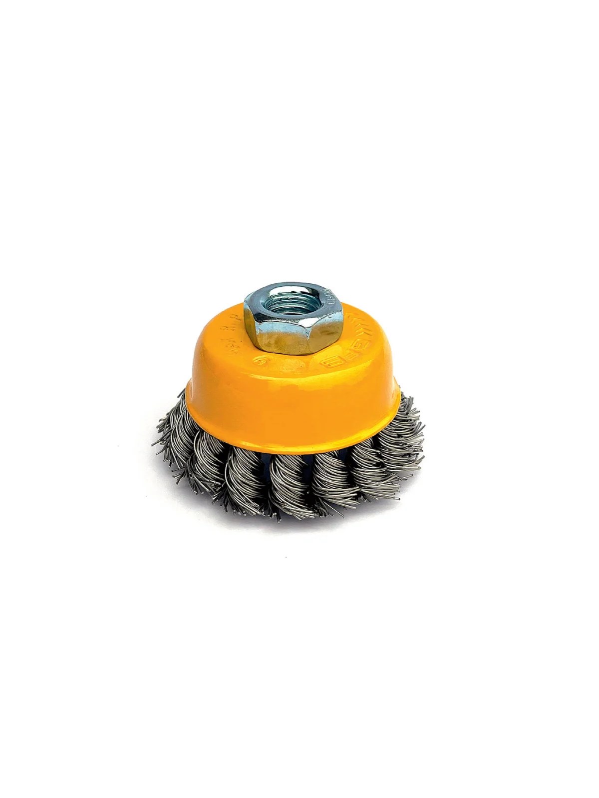 65 mm Burgulu Çanak Paslanmaz Tel Fırça GFB 5135