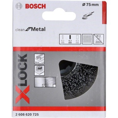 75*0,3 Metal İçin Saçaklı Tel Fırça, Yüksek Kalite