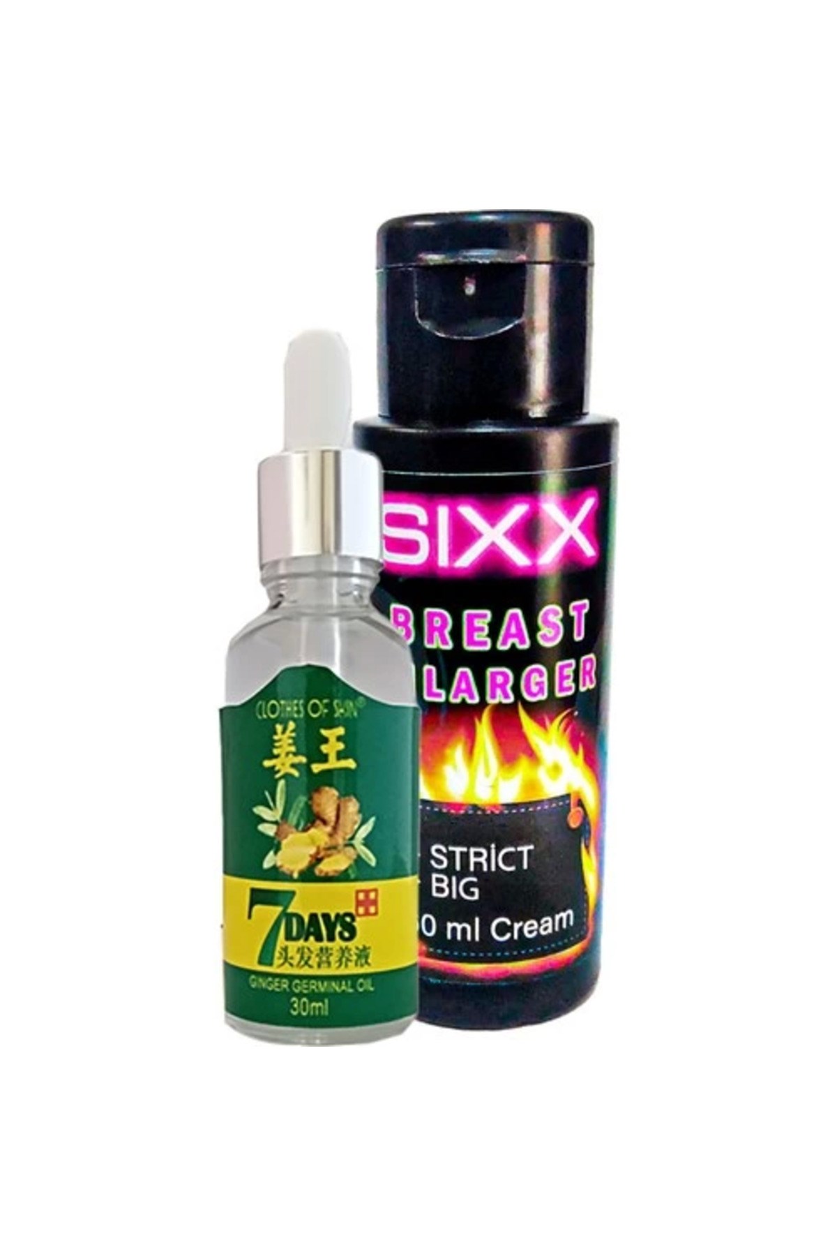 7Days Bay Saç Bakım Yağı ve + Sıxx Memme Şekiııendirici Bakım Kremi 60 ml